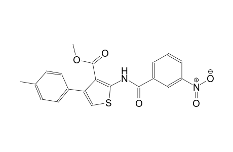 methyl 4-(4-methylphenyl)-2-[(3-nitrobenzoyl)amino]-3-thiophenecarboxylate
