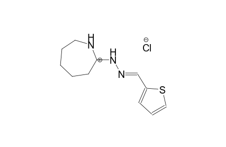 (1E,2E)-1-(azepan-2-ylidene)-2-(thiophen-2-ylmethylene)hydrazin-1-ium chloride
