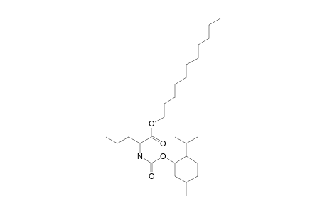 L-Norvaline, N-((1R)-(-)-menthyloxycarbonyl)-, undecyl ester