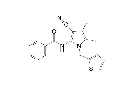 N-[3-cyano-4,5-dimethyl-1-(2-thenyl)pyrrol-2-yl]benzamide