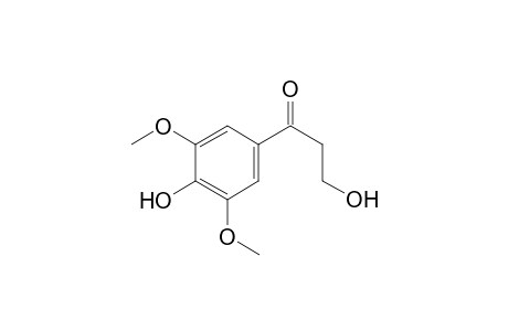 3-hydroxy-1-(4-hydroxy-3,5-dimethoxy-phenyl)propan-1-one