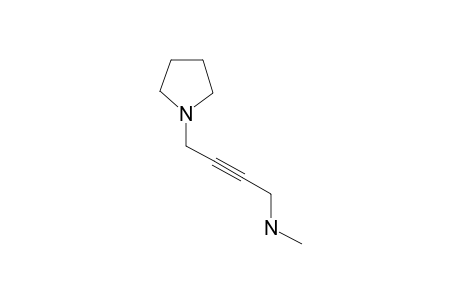 Methylamine, N-[4-(1-pyrrolidinyl)-2-butynyl]-