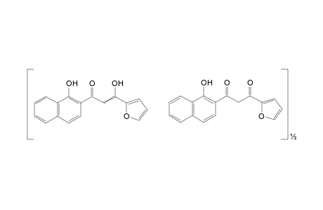 1-(2-furyl)-3-(1-hydroxy-2-naphthyl)-1,3-propanedione