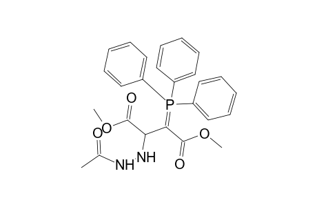 Dimethyl 2-(1-acetylhydrazino)-3-(1,1,1-triphenyl-lamda5-phosphanylidene) succinate