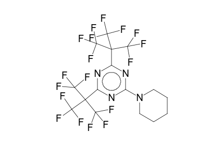 2-(1-Piperidinyl)-4,6-bis[2,2,2-trifluoro-1,1-bis(trifluoromethyl)ethyl]-1,3,5-triazine