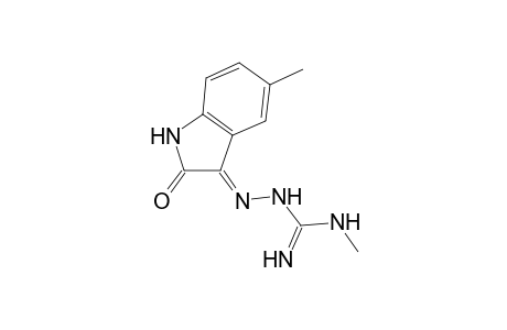 (E)-5,N-DIMETHYL-2-(1,2-DIHYDRO-2-OXO-3H-INDOL-3-YLIDENE)-HYDRAZINE-CARBOXIMID-AMIDE