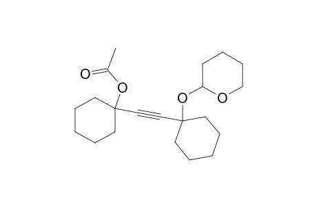 1-(1-acetoxycyclohexyl)-2-[1-(tetrahydropyran-2-yloxy)cyclohexyl]ethyne