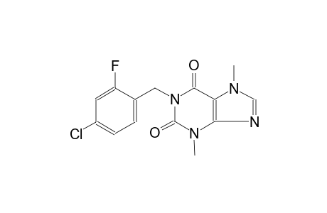 1-(4-Chloro-2-fluorobenzyl)-3,7-dimethyl-3,7-dihydro-1H-purine-2,6-dione