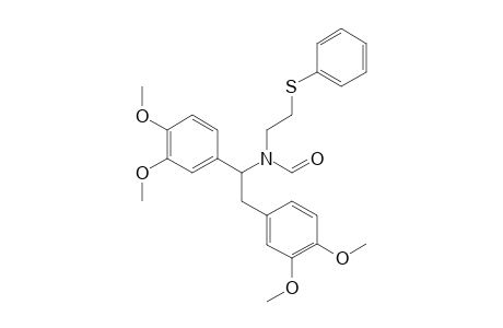 N-[1,2-(3,4-Dimethoxyphenyl)ethyl]-N-(2-phenylsulfanylethyl)formamide