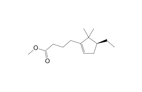 (4S)-Methyl 4-(4-ethyl-3,3-dimethycyclolopenten-2-yl)butanoate