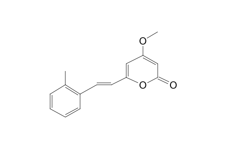 2H-Pyran-2-one, 6-[2-E-(2-tolyl)ethenyl]-4-methoxy-