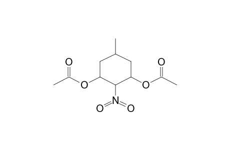 3-(Acetyloxy)-5-methyl-2-nitrocyclohexyl acetate