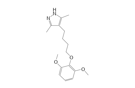 4-[4-(2,6-dimethoxyphenoxy)butyl]-3,5-dimethyl-1H-pyrazole