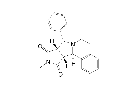 1,3,3a.alpha.,4.alpha.,6,7,11b.alpha.,11c.alpha.-Octahydro-2-methyl-4-phenyl-1H-pyrrolo[3',4'-3,4]pyrrolo[2,1-a]isoquinoline-1,3-dione