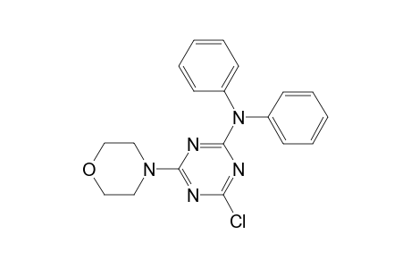 4-Chloro-6-(4-morpholinyl)-N,N-diphenyl-1,3,5-triazin-2-amine