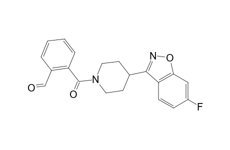 2-[4-(6-Fluorobenzo[d]isoxazol-3-yl]piperidine-1-carbonyl)benzaldehyde