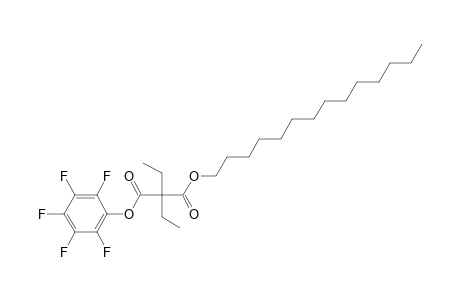 Diethylmalonic acid, pentafluorophenyl tetradecyl ester