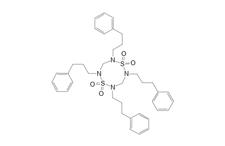 2H,6H-1,5,2,4,6,8-Dithiatetrazocine, 2,4,6,8-tetrakis(3-phenylpropyl)-, 1,1,5,5-tetraoxide