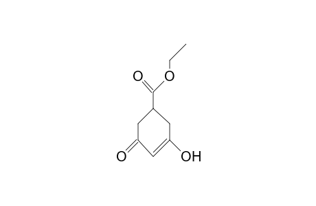 3,5-Dioxo-cyclohexanecarboxylic acid, ethyl ester  enol-form