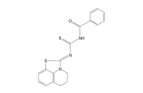 1-BENZOYL-3-(5,6-DIHYDRO-2H,4H-THIAZOLO[5,4,3-ij]QUINOLIN-2-YLIDENE)-2-THIOUREA