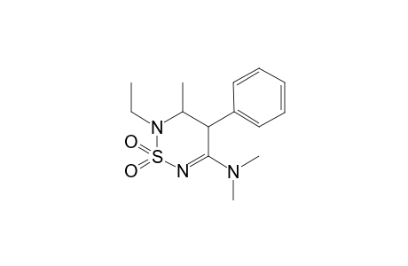 cis/trans-2,3,4-trihydro,2-ethyl,3-methyl-5-N,N-dimethylamino-4-phenyl-1,2,6-thiadiazine 1,1-dioxide