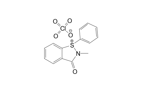 2,3-DIHYDRO-1-PHENYL-2-METHYL-3-OXO-1,2-BENZISOTHIAZOL_1-IUM_PERCHLORATE