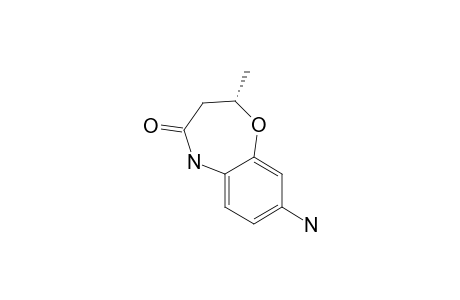 2,3-Dihydro-2(S)-methyl-8-amino-1,5-benzoxazepin-4(5H)-one