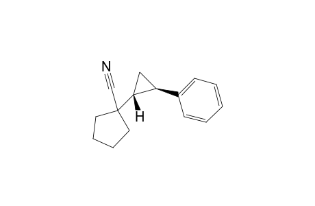 1-[(1R,2R)-2-phenylcyclopropyl]cyclopentanecarbonitrile