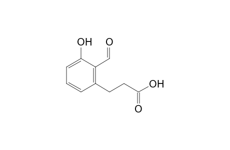 3-(2-Formyl-3-hydroxyphenyl)propionic acid