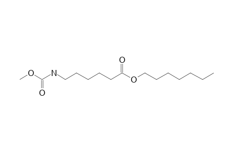 6-Aminocaproic acid, N-methoxycarbonyl-, heptyl ester