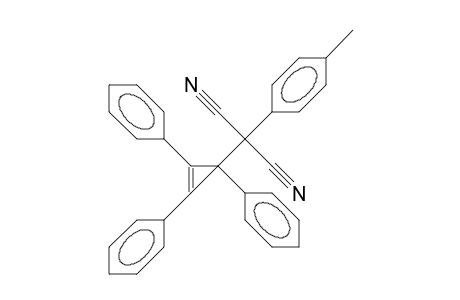 (Triphenyl-cyclopropenyl)-(4-methyl-phenyl)-malononitrile