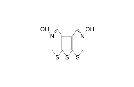 2,5-di(methylthio)-3,4-bis(hydroxyiminomethyl)thiophene