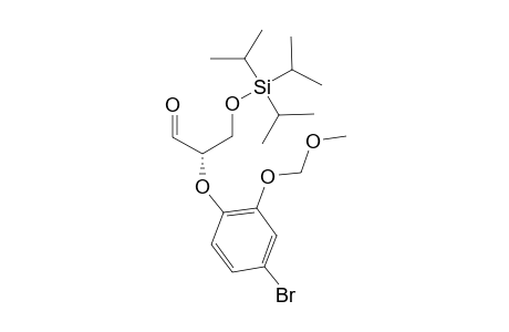 (S)-2-[4'-BROMO-2'-(METHOXYMETHOXY)-PHENOXY]-3-(TRIISOPROPYLSILYLOXY)-PROPANAL