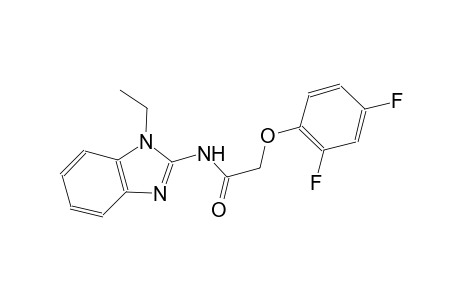 2-(2,4-difluorophenoxy)-N-(1-ethyl-1H-benzimidazol-2-yl)acetamide