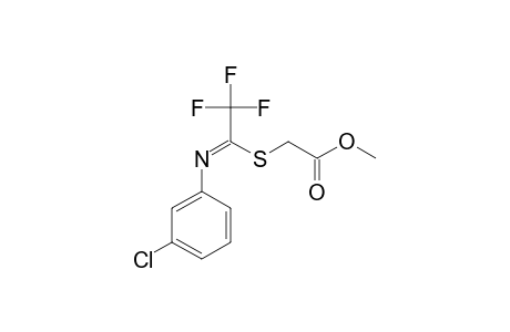 METHYL-S-[1-[(N-3-CHLOROPHENYL)-IMINO]-2,2,2-TRIFLUOROETHYL]-THIOGLYCOLATE