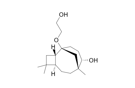 1-(2-Hydroxyethoxy)caryolan-9.alpha.-ol