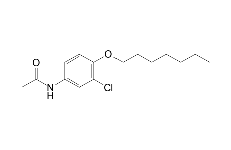 3'-chloro-4'-(heptyloxy)acetanilide