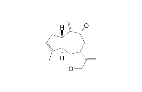 LIBOCEDRINE_A;3,10-(14),11-(13)-GUAIATRIENE-9,12-DIOL