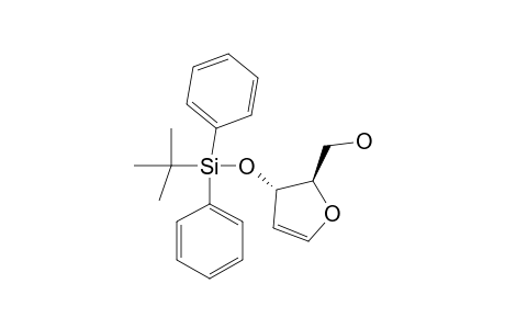 1,4-ANHYDRO-3-O-(TERT.-BUTYLDIPHENYLSILYL)-2-DEOXY-D-ERYTHRO-PENT-1-ENITOL