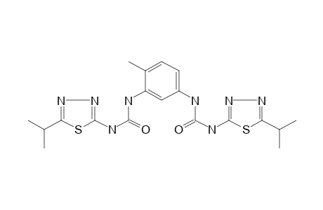 1,1'-(4-Methyl-1,3-phenylene)bis[3-(5-isopropyl-1,3,4-thiadiazol-2-yl)urea]