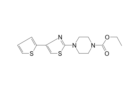 Piperazine-1-carboxylic acid, 4-[4-(2-thienyl)-2-thiazolyl]-, ethyl ester