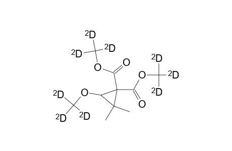 1,1-Cyclopropanedicarboxylic acid, 3-(methoxy-D3)-2,2-dimethyl-, di(methyl-D3) ester, (.+-.)-