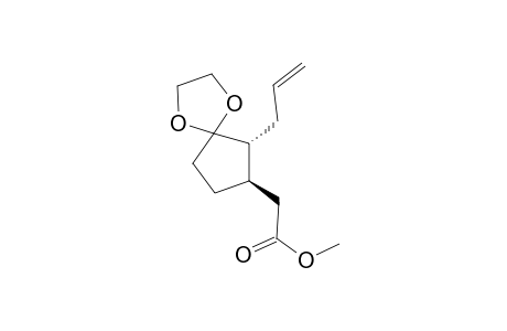 ((6R,7R)-6-Allyl-1,4-dioxa-spiro[4.4]non-7-yl)-acetic acid methyl ester