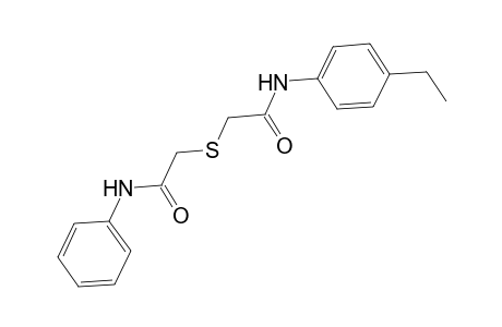 2-[(4-Ethyl-phenylcarbamoyl)-methylsulfanyl]-N-phenyl-acetamide