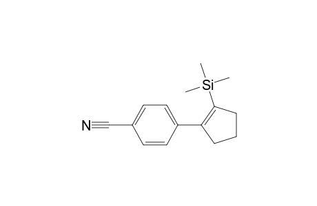 1-(p-Cyanophenyl)-2-(trimethylsilyl)cyclopentene