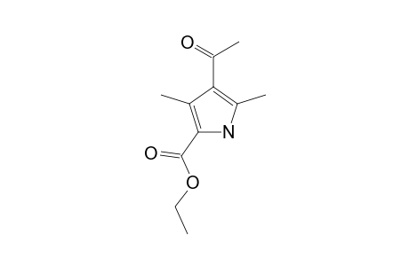 4-acetyl-3,5-dimethylpyrrole-2-carboxylic acid, ethyl ester