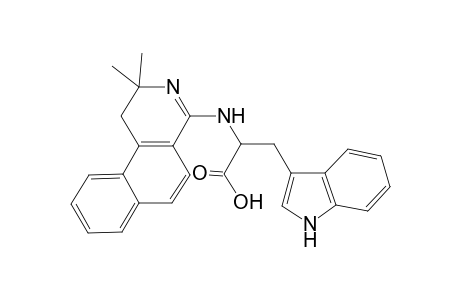 2-[(2,2-dimethyl-1H-benzo[f]isoquinolin-4-yl)amino]-3-(1H-indol-3-yl)propanoic acid