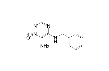 6-Amino-5-benzylamino-1,2,4-triazine 1-oxide