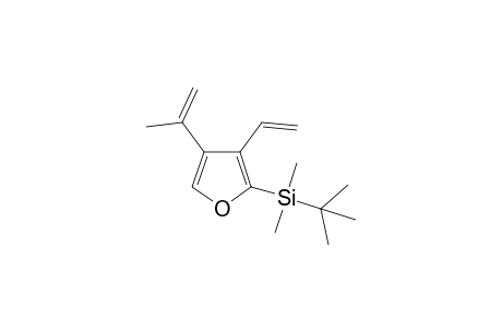 2-[(1',1'-Dimethylethyl)dimethylsilyl]-4-(propen-2"-yl)-3-ethenylfuran