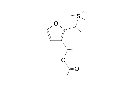 3-[1-(Acetoxyethyl)]-2-[1-(trimethylsilyl)ethyl]furan isomer